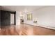 Inviting living room with hardwood floors and easy kitchen access at 200 N Sherman St # 7, Denver, CO 80203