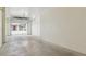 Garage with an open view to the street at 9351 Amison Cir # 104, Parker, CO 80134