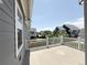 Large deck overlooks neighborhood at 6023 Chester Way, Denver, CO 80238