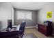 Functional home office with desk, computer setup, and storage, providing a dedicated workspace for productivity at 6726 S Franklin St, Centennial, CO 80122