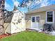 Convenient outdoor storage shed complements the backyard, providing extra space for tools and equipment at 7631 Oak St, Arvada, CO 80005