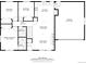 Detailed floor plan of home layout with dimensions for bedrooms, kitchen, living room, and garage at 6343 Depew St, Arvada, CO 80003