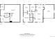 Combined floor plans showcasing layout of rooms, including dimensions for a comprehensive overview at 6343 Depew St, Arvada, CO 80003