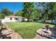 Discover this private backyard, featuring a lush lawn and mature trees, ideal for outdoor activities and relaxation at 5215 S Washington St, Littleton, CO 80121
