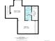 Second floor plan features Gathering room, bathroom, and bedroom layouts with accurate dimensions at 5215 S Washington St, Littleton, CO 80121