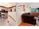 Cozy living room with view to the kitchen at 5215 S Washington St, Littleton, CO 80121