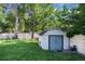 Storage shed in backyard at 5215 S Washington St, Littleton, CO 80121