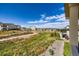 Community view showcasing the well-maintained yards, sidewalks, and green spaces at 268 Simmental Loop, Castle Rock, CO 80104