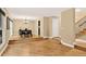 Spacious living room featuring an open floor plan and hardwood floors at 6338 S Oneida Ct, Centennial, CO 80111