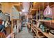 Finished basement featuring built-in shelving and ample storage space at 6040 Taft Ct, Arvada, CO 80004