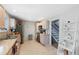Functional kitchen featuring neutral cabinets, tile floors, and modern appliances at 6040 Taft Ct, Arvada, CO 80004