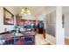 Well-equipped kitchen featuring dark wood cabinets, black countertops, and bar seating at 601 W 11Th Ave # 1109, Denver, CO 80204