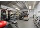 A well-equipped gym featuring modern cardio equipment, weight machines, and ample space for a comprehensive workout at 1499 Blake St # 3O, Denver, CO 80202