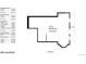 Basement floor plan showing unfinished space and patio access at 7208 Secrest Ct, Arvada, CO 80007