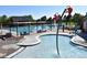 Fantastic community pool area with a wading pool, water features, and plenty of seating at 6711 S Catawba Way, Aurora, CO 80016