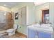 Stylish bathroom with modern fixtures, ample cabinet space, and a glass-enclosed shower at 280 Hess Ave, Golden, CO 80401