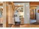 Charming home office nook with wood cabinets and drawers, granite countertop and stylish decor at 280 Hess Ave, Golden, CO 80401