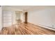 Spacious bedroom featuring wood floors, large closet and bright light at 14152 E Linvale Pl # 509, Aurora, CO 80014