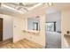Open concept space with dining room leading to kitchen and living room at 14152 E Linvale Pl # 509, Aurora, CO 80014