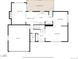 Floorplan featuring attached garage, kitchen, living and Gathering rooms at 3680 S Pontiac Way, Denver, CO 80237