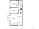 A floor plan showing the layout of the home, including the living room, kitchen, bedrooms, and balcony at 9255 E Lehigh Ave # 208, Denver, CO 80237