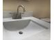 Close-up of bathroom sink showcasing a modern white sink and polished faucet at 8491 W Star Cir, Littleton, CO 80128
