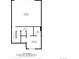 Detailed floorplan showcasing layout with garage, hall, bathroom, and bedroom at 1470 S Quebec Way # 245, Denver, CO 80231