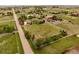 Expansive property shown from above, featuring lush greenery, mature trees, and fencing at 3502 Birch Ave, Parker, CO 80134