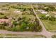 Aerial view of property with a large lot with manicured landscaping at 3502 Birch Ave, Parker, CO 80134