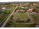 Stunning aerial view of the property showcasing its expansive grounds and meticulously landscaped yard at 3502 Birch Ave, Parker, CO 80134