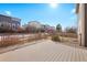 Spacious wooden deck provides a great outdoor space for entertaining and relaxing, with neighborhood views at 5531 Fox Meadow Ave, Highlands Ranch, CO 80130