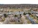An aerial view shows the property's neighborhood and proximity to open spaces at 5743 Field St, Arvada, CO 80002