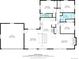 Detailed floor plan of the home showcasing the layout of bedrooms, bathrooms, kitchen, and living spaces at 5743 Field St, Arvada, CO 80002