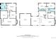 Detailed floor plans showcasing layouts of both levels, including bedrooms, kitchen, garage, and recreation areas at 5743 Field St, Arvada, CO 80002