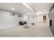 Finished basement with a decorative fireplace, and comfortable seating at 423 Nile St, Aurora, CO 80010