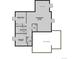 Basement plan featuring a finished recreation room and bedroom, unfinished storage and unfinished area to expand at 5614 Riverbend Ave, Firestone, CO 80504