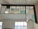 Abstract stained glass design, possibly separating rooms, with colorful geometric patterns at 775 S Alton Way # 3D, Denver, CO 80247