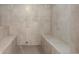 Relaxing sauna area featuring tiled walls, floor, and integrated seating at 2900 Shadow Creek Dr # 201, Boulder, CO 80303