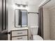 Updated bathroom with a shower, modern vanity, and stylish fixtures for a sleek design at 3091 S Krameria St, Denver, CO 80222