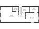 Detailed floor plan showcasing room dimensions for a bedroom, bathroom, and walk-in closet layout at 3091 S Krameria St, Denver, CO 80222