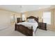Luxurious main bedroom with a king-sized bed and elegant decor at 1673 Morningview Ln, Castle Rock, CO 80109