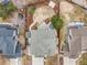 Aerial view of home showing backyard, patio and other properties at 18338 E Powers Pl, Centennial, CO 80015