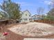 Spacious backyard featuring a well-maintained lawn and mature trees at 18338 E Powers Pl, Centennial, CO 80015