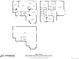 Complete floor plan illustrating dimensions of the basement and main floors within the house at 18338 E Powers Pl, Centennial, CO 80015