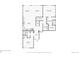 First floor plan featuring living spaces, kitchen, bedrooms, bathrooms, laundry, and entry with dimensions at 20162 E 53Rd Pl, Denver, CO 80249