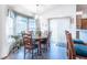Charming breakfast nook filled with light, perfect for morning coffee and casual dining with a view at 15653 Split Creek Dr, Monument, CO 80132
