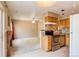 Galley style kitchen with stainless steel appliances at 2035 Overland Dr, Brighton, CO 80601