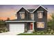 Charming two-story home showcasing a modern design, attached two car garage, and manicured landscaping at 4284 Ridgewalk Pt, Castle Rock, CO 80108