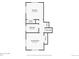 Basement floor plan with laundry room, bathroom, closet and bedroom at 6664 Gray St, Arvada, CO 80003