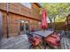 Enjoy outdoor gatherings on this home's patio, featuring a dining set with seating for six guests at 1810 Youngfield Ct # A, Golden, CO 80401